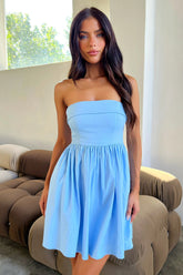 Cornell Mini Dress - Baby Blue
